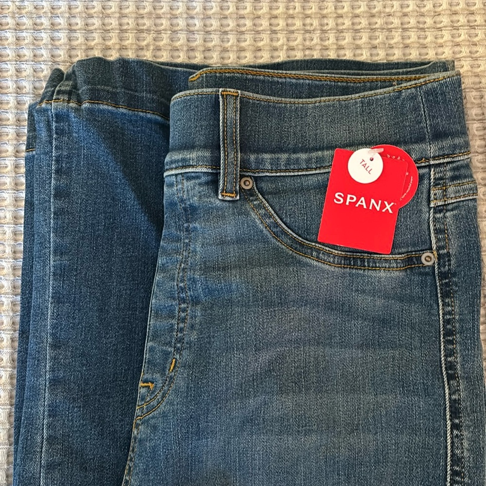 Spanx Medium Tall wide leg jeans